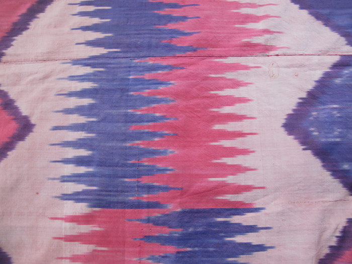 Large Silk Ikat Panel
